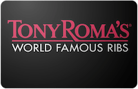 Buy Gift Card for Tony Roma's
